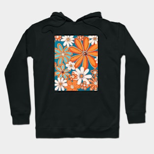 Orange Flowers 3 Hoodie